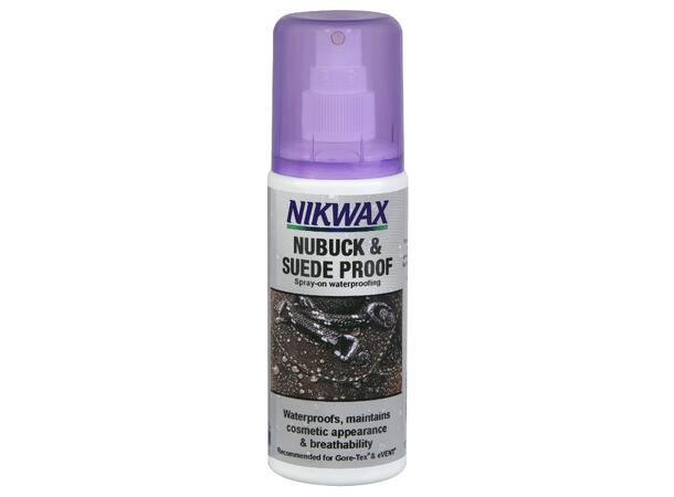 Nikwax Nubuck & Suede Spray-on 125 ml - Impregnering - Skinn og fottøy 